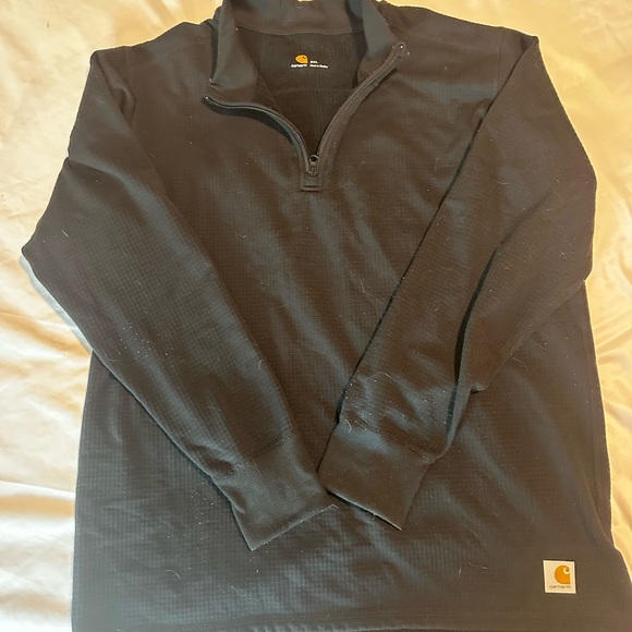 Carhartt Black quarter zip thermal base layer - Picture 1 of 3
